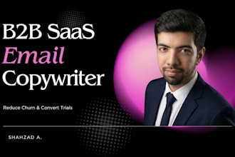write a high converting b2b saas email sequence