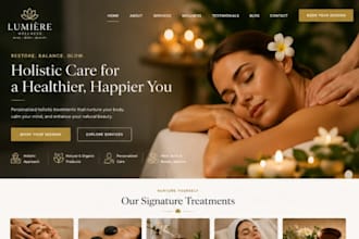 create fix squarespace spa wellness website holistic beauty practitioner website