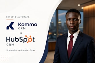 setup and automate kommo CRM and hubspot CRM