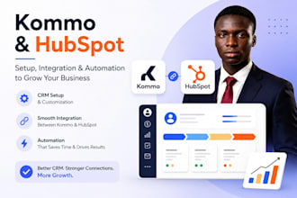 set up kommo CRM and hubspot CRM automation for your business