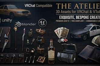 custom design 3d props outfits accessories for your avatar