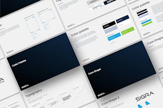 create a modern mini brand guide