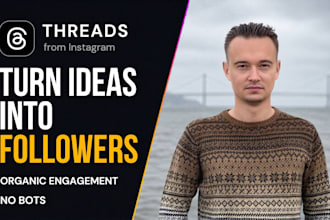 grow threads followers using organic engagement
