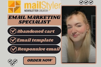 mailstyler abandoned cart email template mailstyler responsive email template