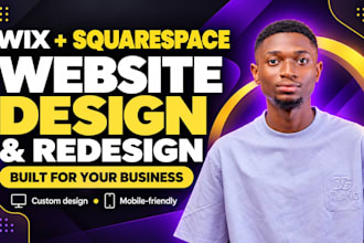 redesign squarespace, build squarespace website, redesign wix website, wix bug