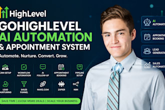 create gohighlevel ai automation and appointment system
