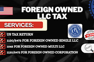 file your US tax return, foreign owned llc tax forms, 5472 and 1140
