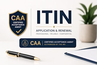 help you apply or renew your itin as an irs caa