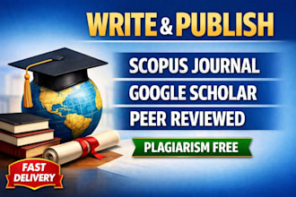 write and publish research article in google scholar and scopus indexed journal