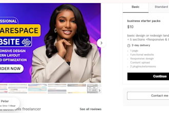 build a website in squarespace