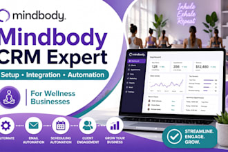setup, integrate and automate mindbody CRM for your business