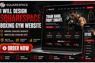design squarespace boxing gym website boxing coaches website wrestling coaches