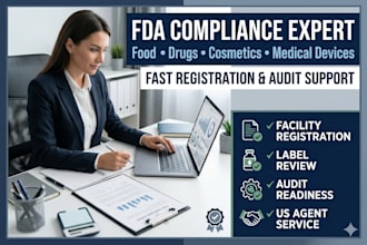 provide expert US fda compliance and facility registration services
