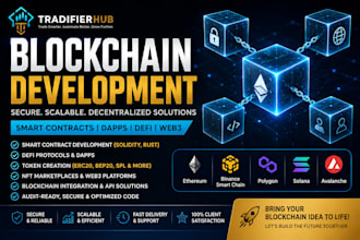 build your smart contract, dapps, blockchain, nft marketplace