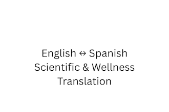 translate english spanish scientific wellness content