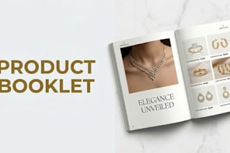 brochure design, product booklet, and catalog design