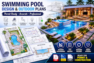 design swimming pool plans shop drawing pool construction drawings for permit