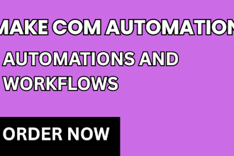 build make com automations and workflows