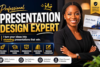 design powerpoint, investor , film, pitch deck, presentation