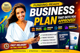 write an investor ready startup business plan for sba loan approval