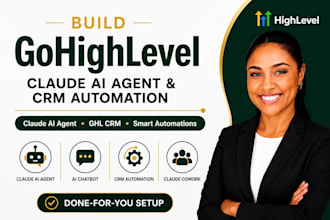 gohighlevel claude ai agent ghl CRM automation claude ai chatbot claude cowork