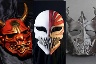 sculpt 3d cosplay model 3d mask 3d helmet 3d cosplay helmet 3d cosplay design