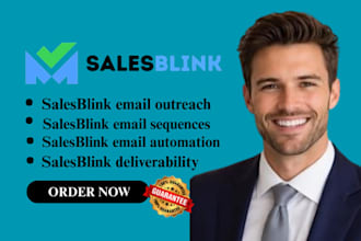 setup salesblink email outreach email sequences salesblink email  automation