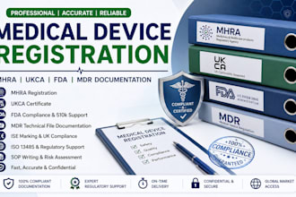 do mhra registration, ukca certificate, fda compliance and mdr documentation