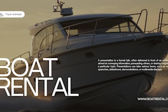 design marina boat storage summer expansion pitch deck boat rental business plan