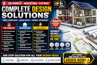 create nfpa fire sprinkler systems architectural hoa approval electrical layouts