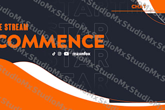 create custom twitch stream screens for your channel