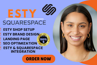 sync your etsy shop and squarespace website into  a unified brand experience