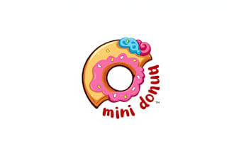 design a unique mini donut logo for your company