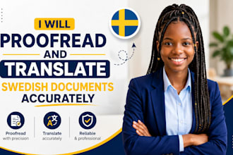 proofread and translate swedish documents accurately