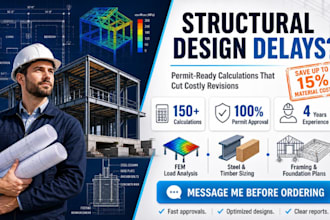 engineer structural analysis and calculations for your project