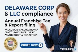 file delaware corp annual franchise tax report and compliance