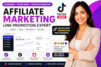 promote temu pinterest clickbank affiliate links tiktok shop products in europe