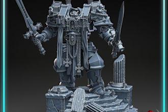 sculpt custom 3d print ready figurine, action figure, collectible and stl model