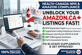 resolve your amazon canada supplement compliance and npn issues