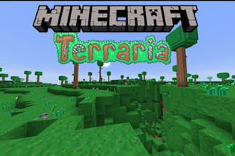 mod minecraft, terraria, starbound, and sims 4 with custom skins, maps