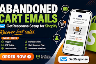 fix and setup getresponse shopify abandoned cart email automation