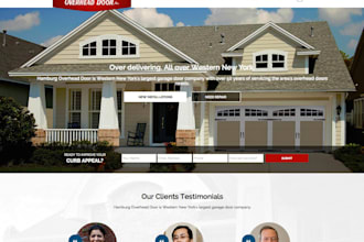 create wix garage door website garage door repair garage door company website
