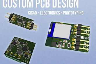 design a custom kicad pcb for your electronics project