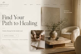build squarespace therapy website coach counselor wellness practictioner website