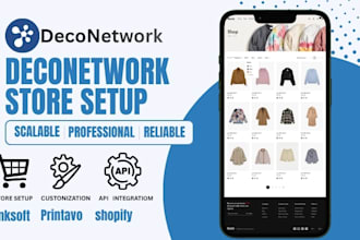 setup deconetwork, printavo, inksoft and shopify print shop workflow