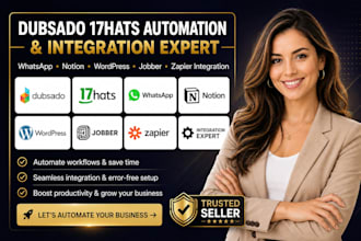 dubsado 17hats automation whatsapp notion wordpress jobber zapier integration