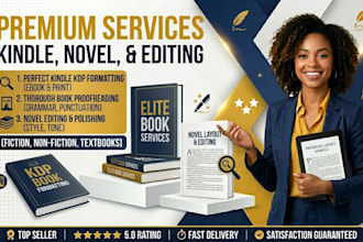 do kindle kdp book formatting book proofreading and novel editing