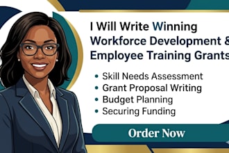 write winning workforce development and employee training grants