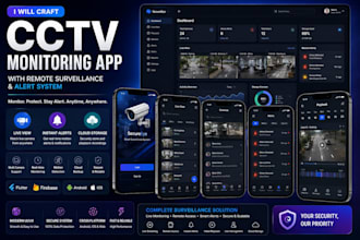 craft cctv monitoring app with remote surveillance and alert system