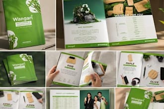 design a professional sales sheet or corporate product slick